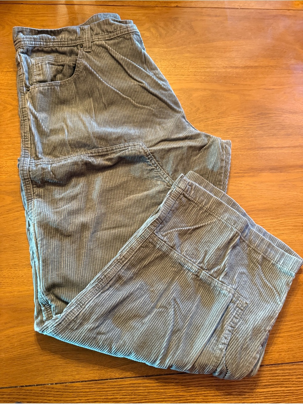No Boundaries Men's Corduroy carpenter Pants in Olive size 44 x 31